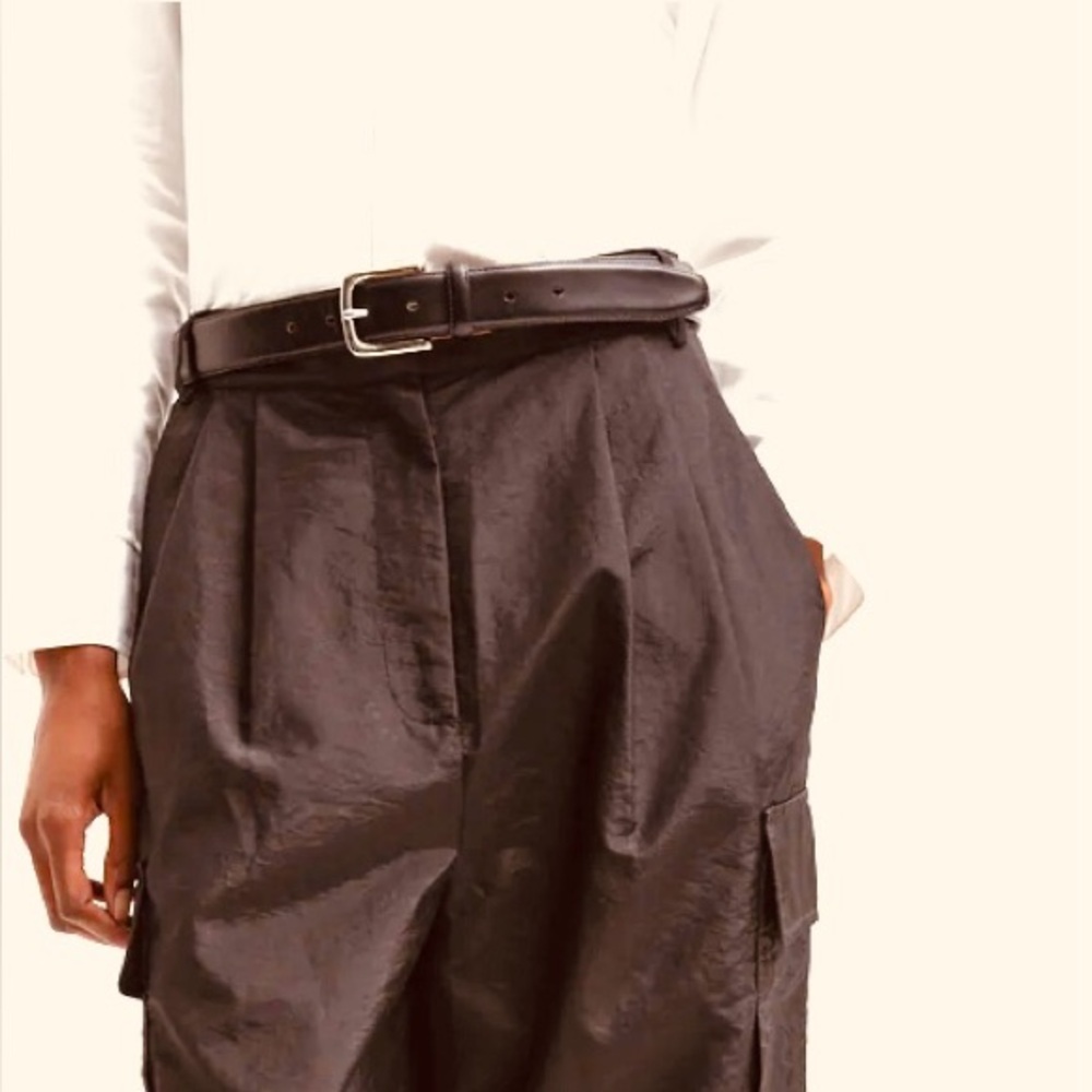 Crispy Nylon pleated Stella Pant